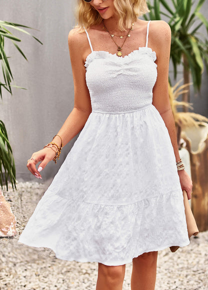 Catrine Singlet Mini Dress - White