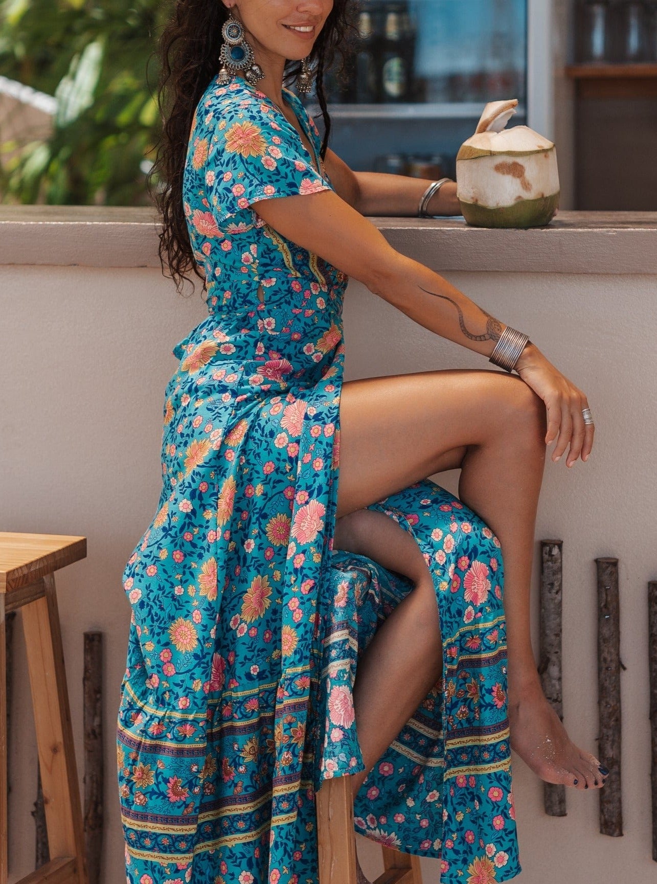 Joseph Wrap Maxi Dress