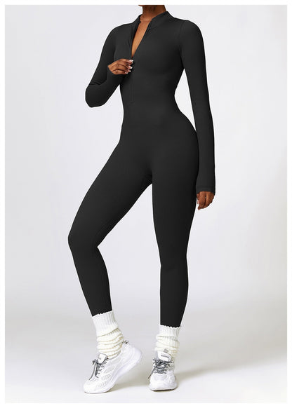 Serena - Zip Up Jumpsuit Long Sleeve