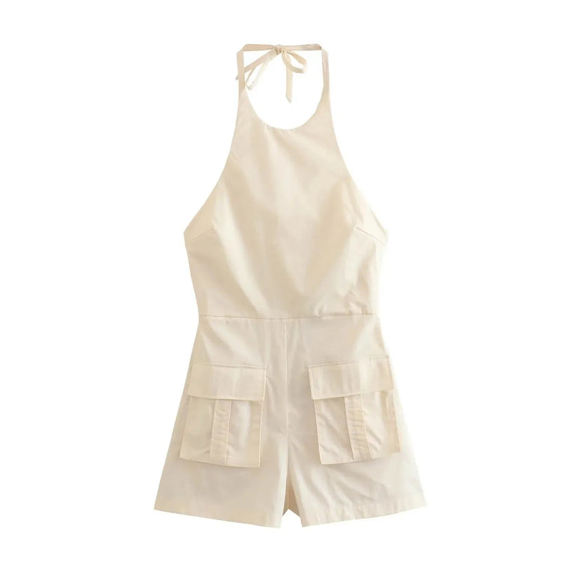 New Windbreaker Sleeveless Short Jumpsuit - Party Rompers