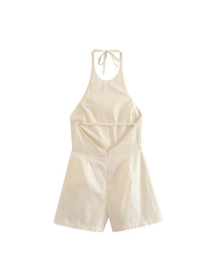 New Windbreaker Sleeveless Short Jumpsuit - Party Rompers