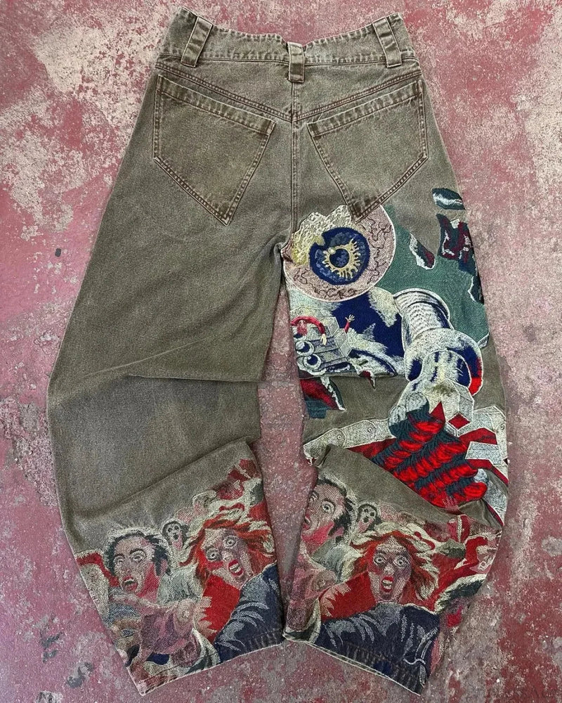 Y2k Gothic Baggy Pant