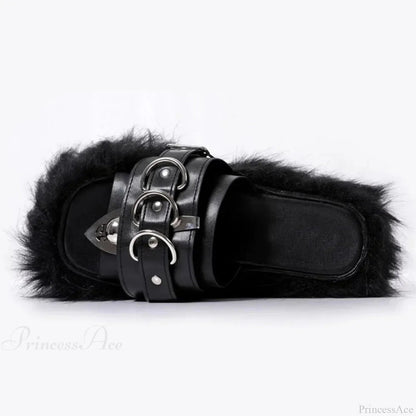 Y2k Mysterious Clasp Elevated Sandal