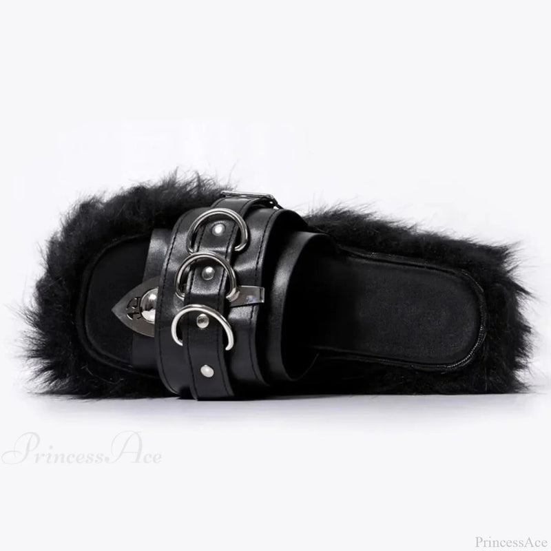 Y2k Mysterious Clasp Elevated Sandal