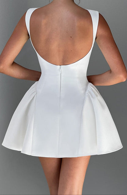 Luna Mini Dress-ivory