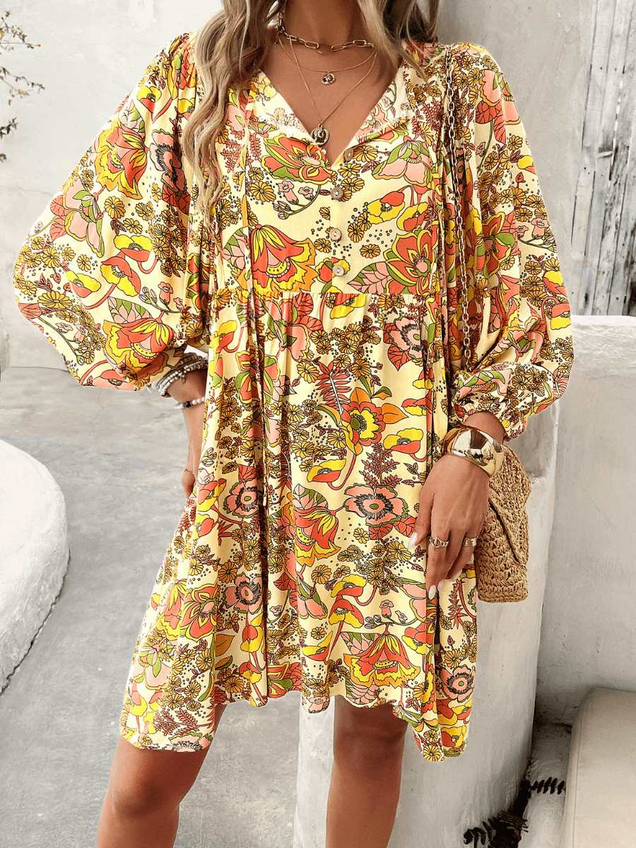 Athena Mini Dress - Yellow