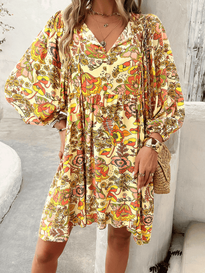 Athena Mini Dress - Yellow