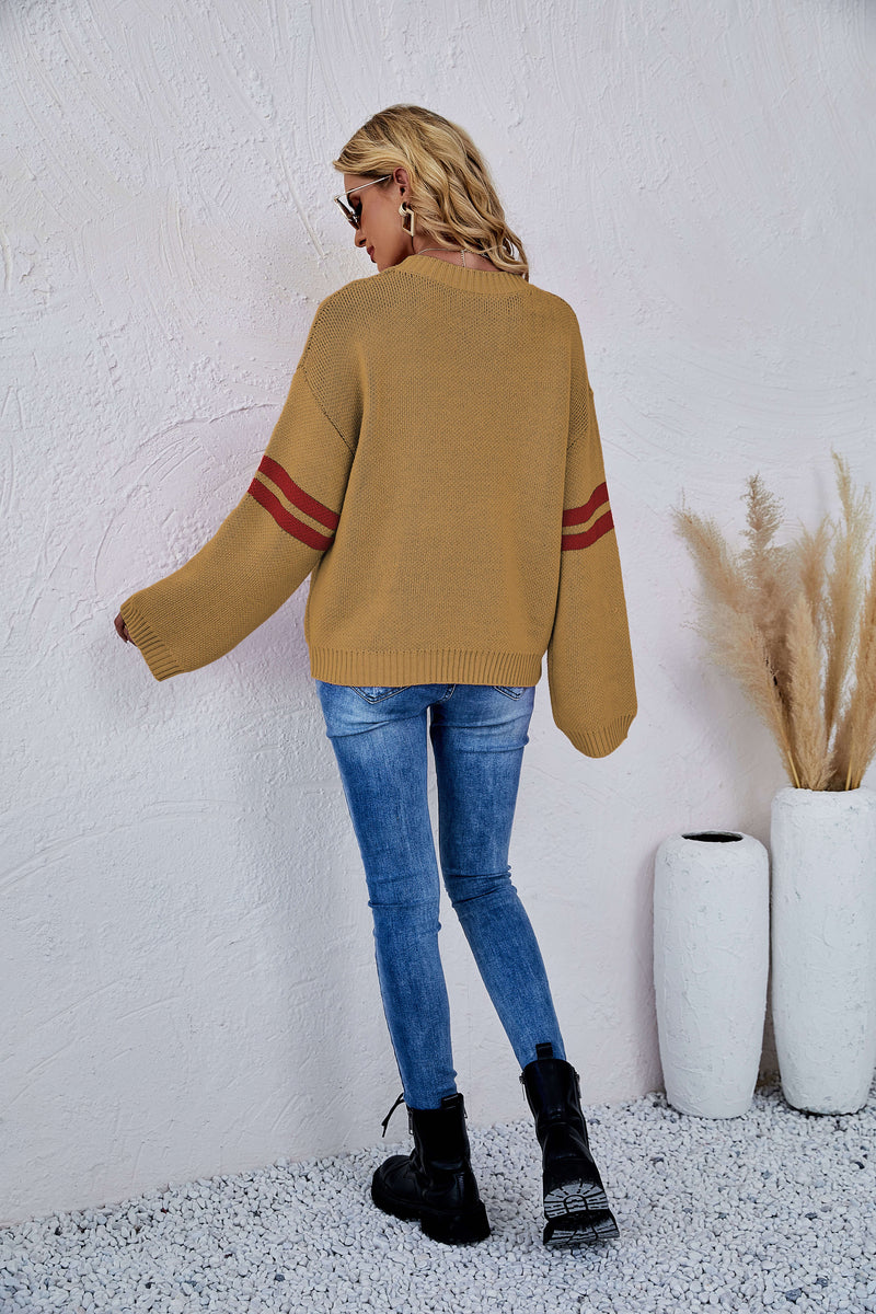 Sweetie With Heart Pullover Knit Sweater