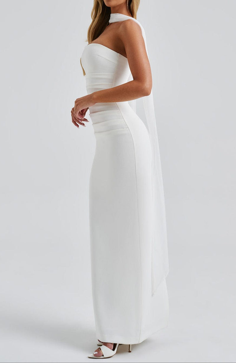 Constanza Maxi Dress-ivory
