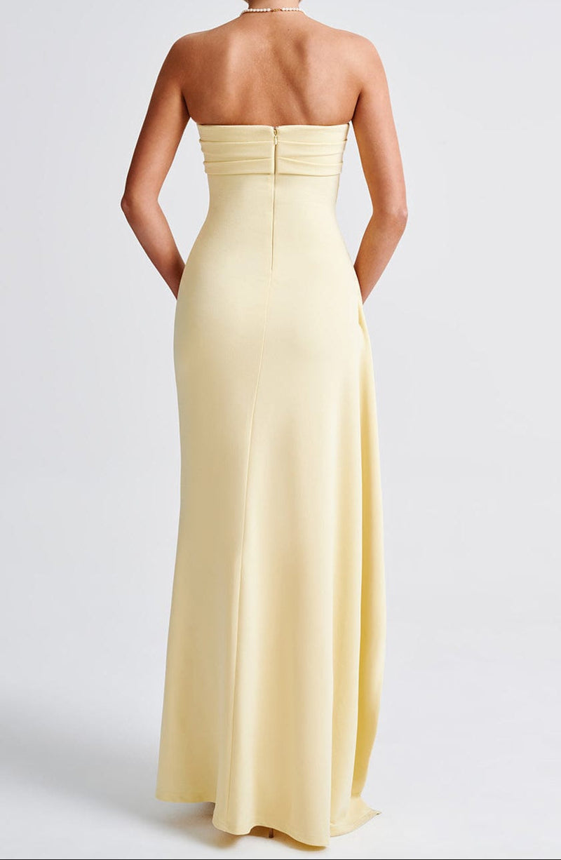 Sara Maxi Dress - Lemon